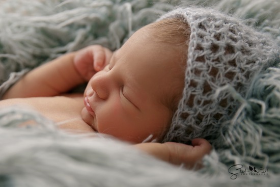 Baby David 5 tage alt bei mir in meinem Fotostudio in Hassfurt