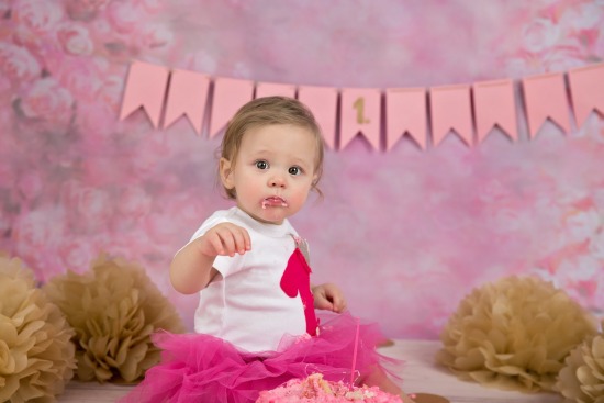 Cake smash Fotoshooting - 1. Geburtstag Fotos Hassfurt