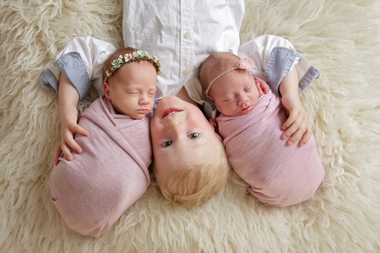 Zwillinge bei mir im Studio für ihr erstes Fotoshooting - Babyfotos Schweinfurt - Bamberg - Würzburg - Hassfurt - Ebern