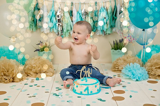 1. Geburtstag Fotos - Cake-smash Fotoshooting - Fotograf - Würzburg - Schweinfurt - Bamberg 