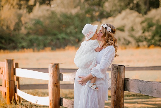 Ende des Sommers - Babybauch Fotoshooting